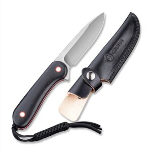 CIVIVI Elementum Flipper Knife Bundled with Fixed Blade Elementum, Great EDC Knife Companion