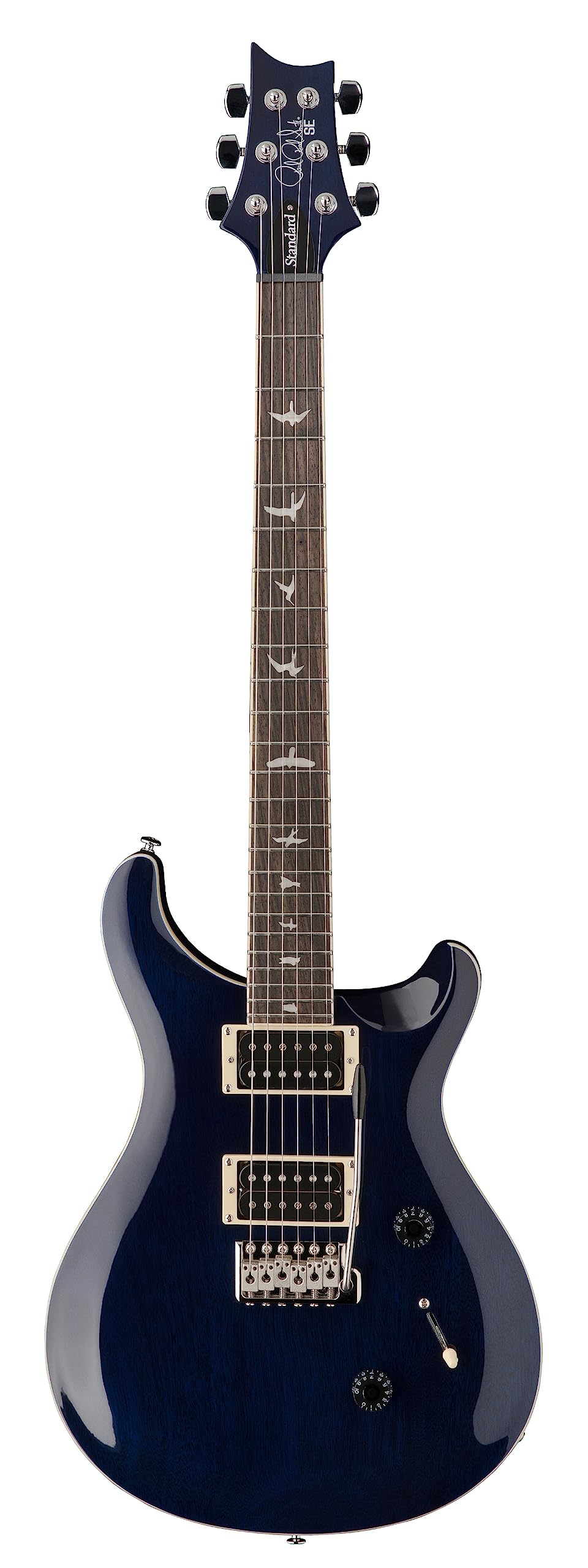 PRS Paul Reed Smith 6 String SE Standard 24, Translucent Blue with Gigbag, Right (109645::TB:)