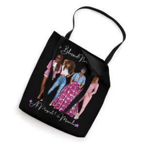 Blessed Melanated Black Womens Not Stressed Sassy Queens Tote Bag