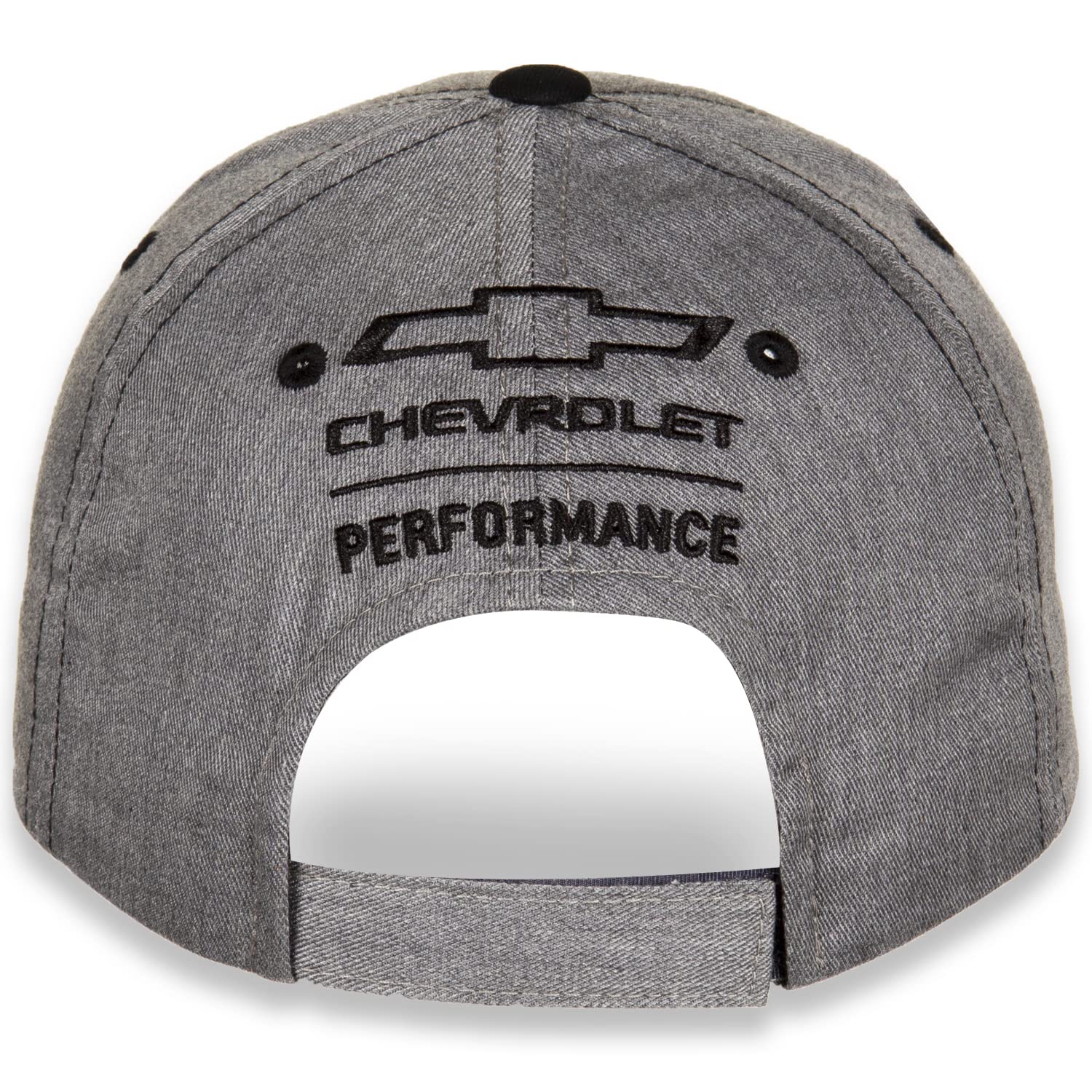 Heather Grey Chevrolet Bowtie Twill Hat with Adjustable Closure