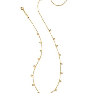 Kendra Scott Ameila Chain Necklace in 14k Gold-Plated Brass, Fashion Jewelry for Women