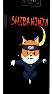 Galaxy S8+ Funny Shiba Inu Uni Dog Fly Ninja Karate Master Moon Fight Case