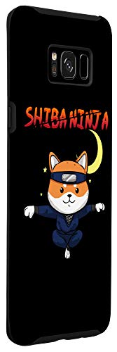 Galaxy S8+ Funny Shiba Inu Uni Dog Fly Ninja Karate Master Moon Fight Case