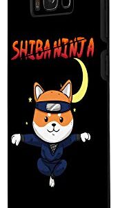 Galaxy S8+ Funny Shiba Inu Uni Dog Fly Ninja Karate Master Moon Fight Case