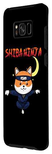 Galaxy S8+ Funny Shiba Inu Uni Dog Fly Ninja Karate Master Moon Fight Case