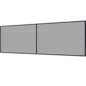 VEVOR Garage Door Screen, 18 x 7 ft for 2 Cars, 5.8 lbs Heavy-Duty Fiberglass Mesh for Quick Entry with Self Sealing Magnet and Weighted Bottom, Kids/Pets Friendly, Easy to Install and Retractable