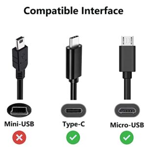 Replacement USB-C Charging Cord, KQWOMA 2Pack USB Charger Cable Compatible with Paperwhite, Fire, Fire Tablet, Fire Tablet HD, E-Reader, Oasis and More Devices