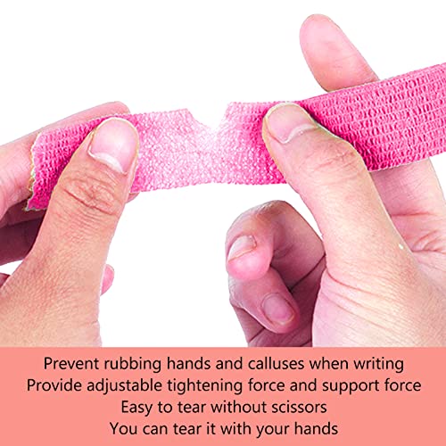 Self Adhesive Bandage, 1 Inch X 2 Yards Flexible Cohesive Bandage for Sports Injury for Fingers