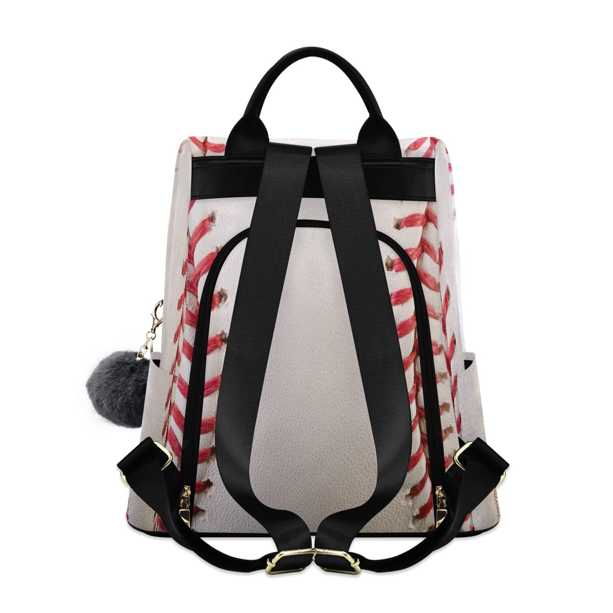 ALAZA Sport Ball Baseball Lovely Women Backpack Anti Theft Back Pack Shoulder Fashion Bag Purse