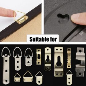 Qiozlen Wall Adhesive Hooks Stainless Steel,Command Strips for Pictures, Clock ,Wall Strips,Command Hooks,Waterproof