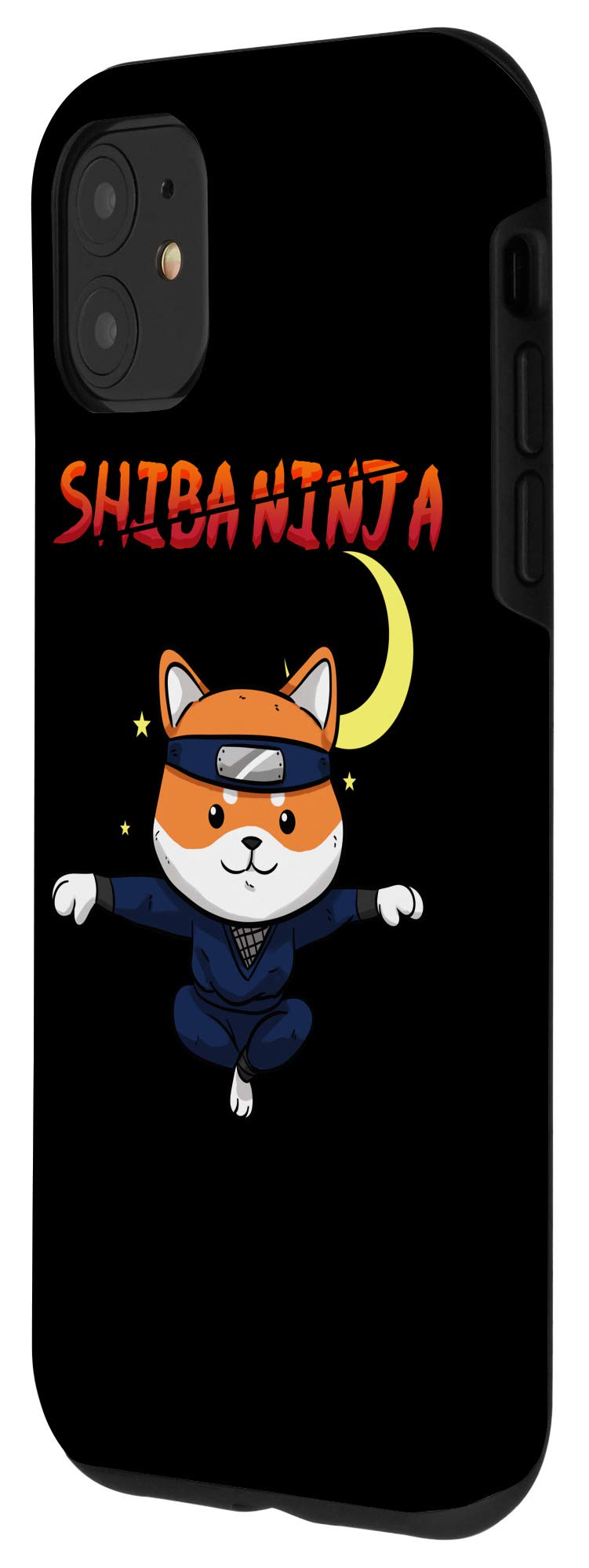 iPhone 11 Funny Shiba Inu Uni Dog Fly Ninja Karate Master Moon Fight Case