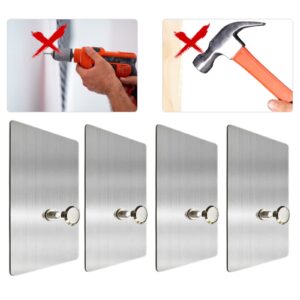 qiozlen wall adhesive hooks stainless steel,command strips for pictures, clock ,wall strips,command hooks,waterproof