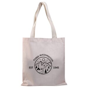 BDPWSS Forks Washington Gift Tote Bag TV Show Fans Gift Forks Washington Est 1945 Handbags (forks washington 1945 TG)