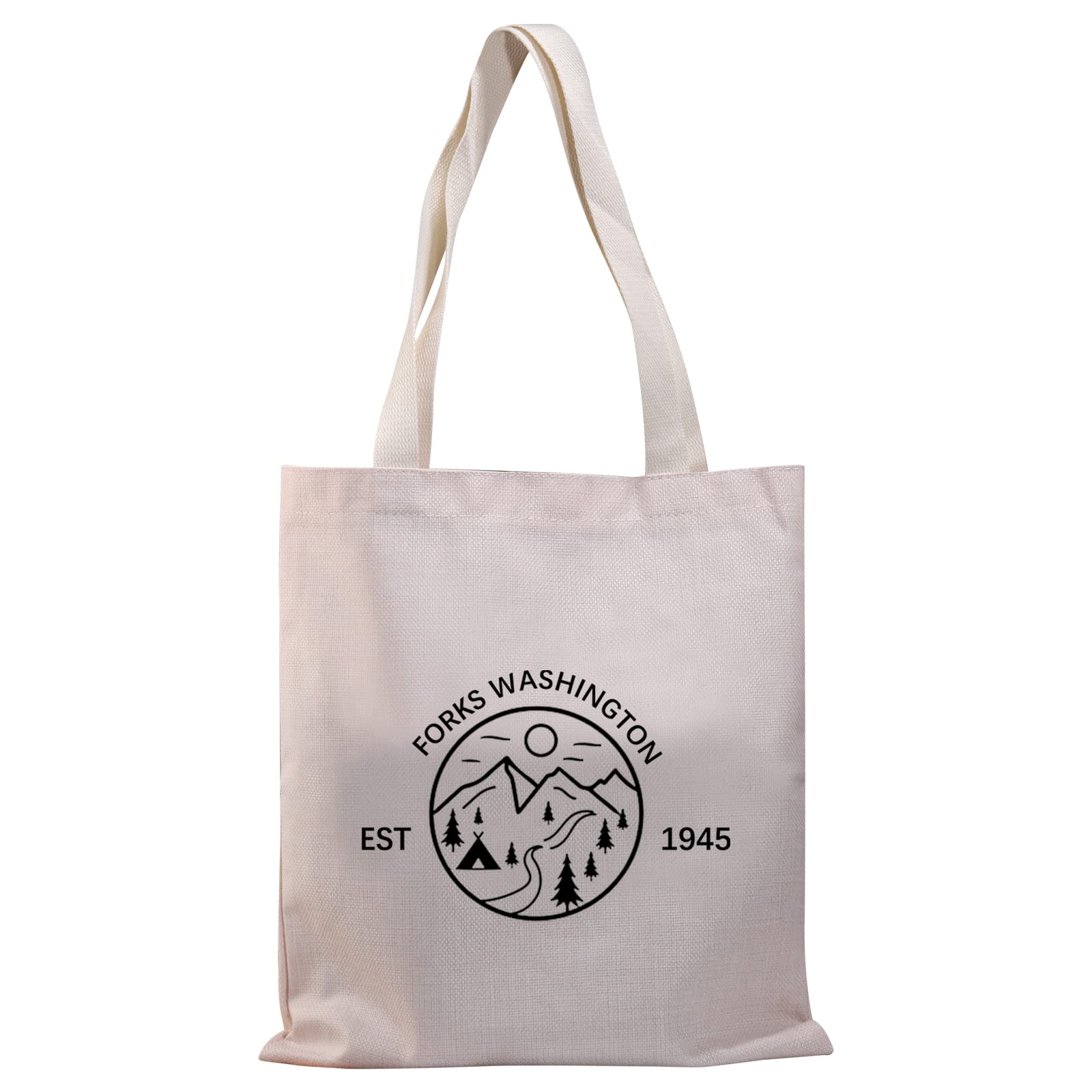 BDPWSS Forks Washington Gift Tote Bag TV Show Fans Gift Forks Washington Est 1945 Handbags (forks washington 1945 TG)