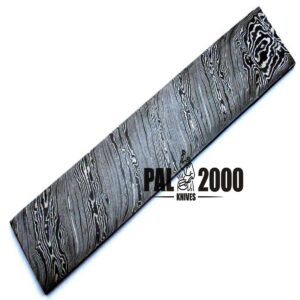 PAL 2000 KNIVES Billets Pattern Bar - Custom Damascus Steel Billet - Handmade Damascus Steel Bar - Twist Pattern Blank Blade - 15"x2"x2 mm (9920)