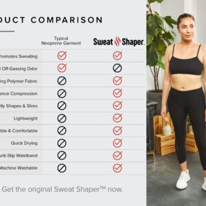 Sweat Shaper Trainer Tights: Slimming Compression Trainer Leggings for Women, Body Shaping, Waist, Thigh & Glutes