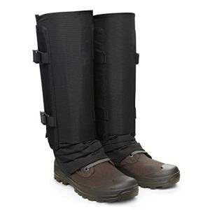 HUNTARMOR Snake Gaiters Leg Guards: Waterproof Snake Chaps for Hunting, Adjustable Leg Gaiter Snake Bite Protection for Lower Legs, Lightweight Flexible Design Snake Guards Fits Men & Women