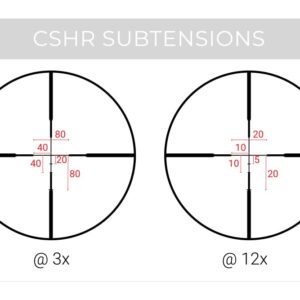 Maven CRS.1-3 - 12X40 SFP Lightweight Hunting Rifle Scope