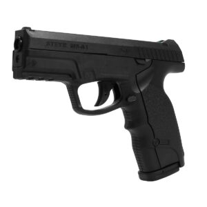 ASG Steyr M9-A1 .177 Caliber Steel BB Gun Non-Blowback Air Pistol, Black