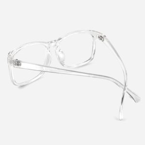 GQUEEN Fake Clear Lens Glasses Non Prescription Glasses Eyeglasses Rectangular Transparent Frame