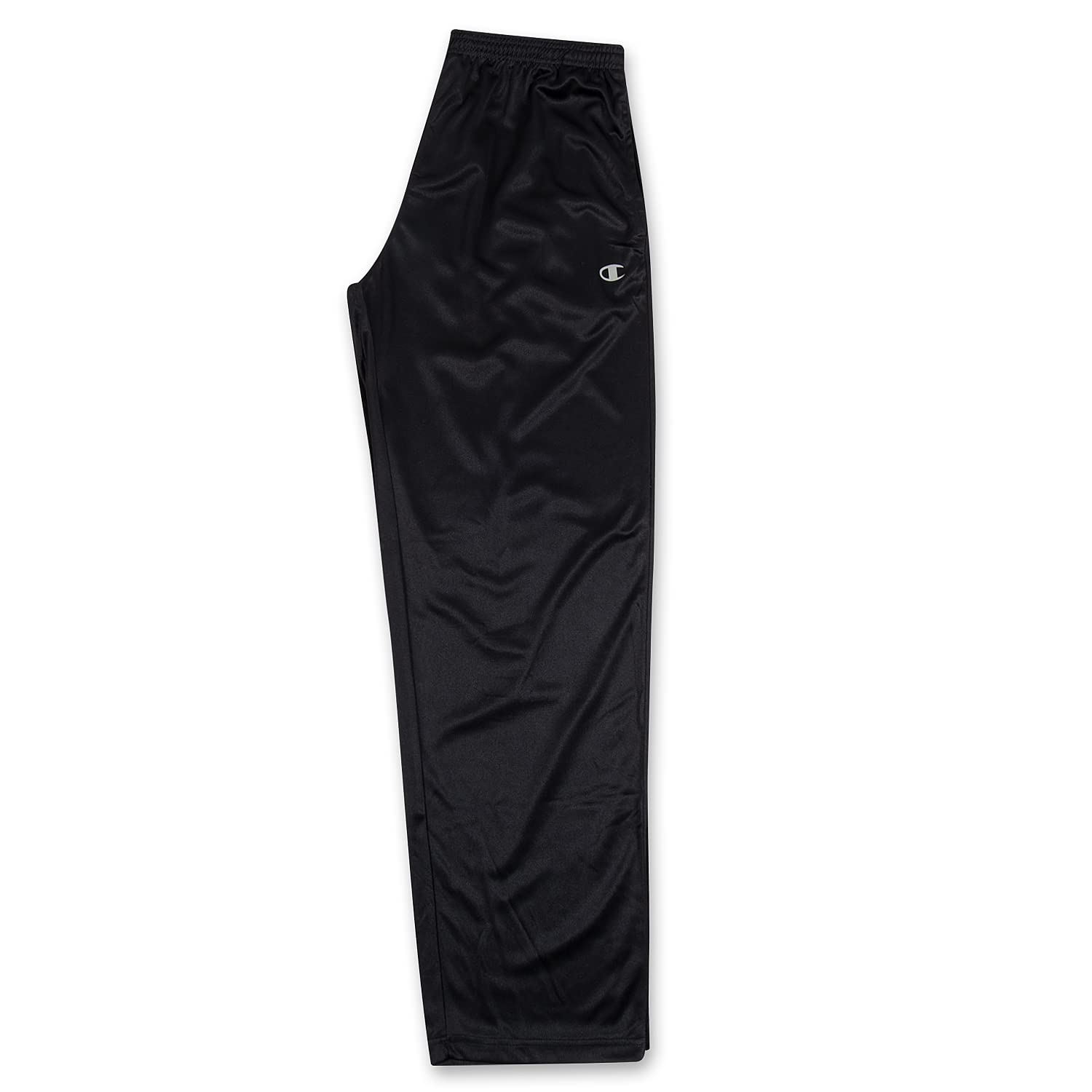 Champion Big and Tall Open Bottom Track Pants – Lightweight Powertrain Track Pants for Men Black