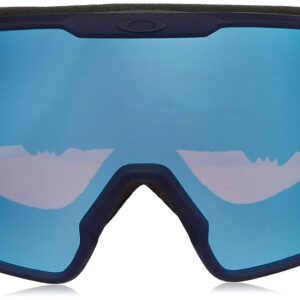 Oakley Unisex Sunglasses Navy Aura Frame, Prizm Snow Sapphire Iridium Lenses, 0MM