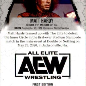 2021 Upper Deck All Elite Wrestling #37 Matt Hardy Wrestling