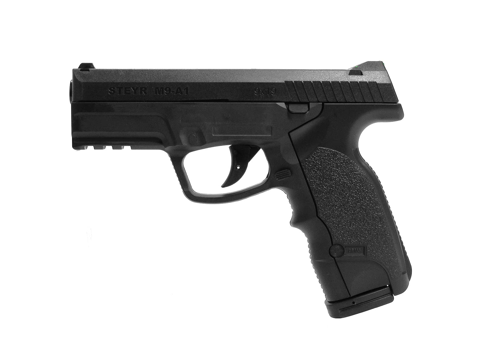 ASG Steyr M9-A1 .177 Caliber Steel BB Gun Non-Blowback Air Pistol, Black