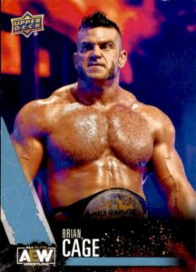 2021 upper deck all elite wrestling #45 brian cage wrestling