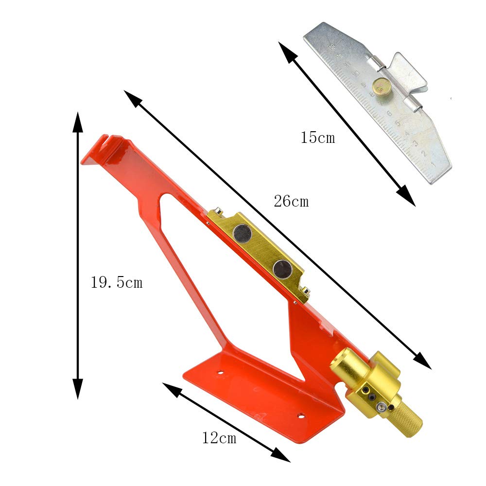 SHARROW Fletching Vanes Jig Adjustable Fletches Bonding Arrow Feather Stick Tool for Archery Arrows DIY (Red)