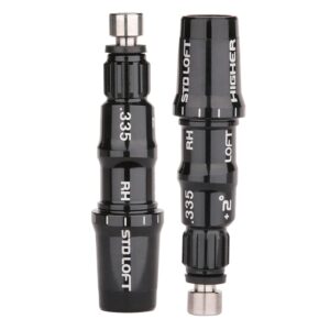 NA Golf Shaft Sleeve Adapter Compatible with Taylormade M1/M2/M3/M4/M5/M6/SIM/SIM MAX/R15 Driver Fairway Wood 1PC.335 black