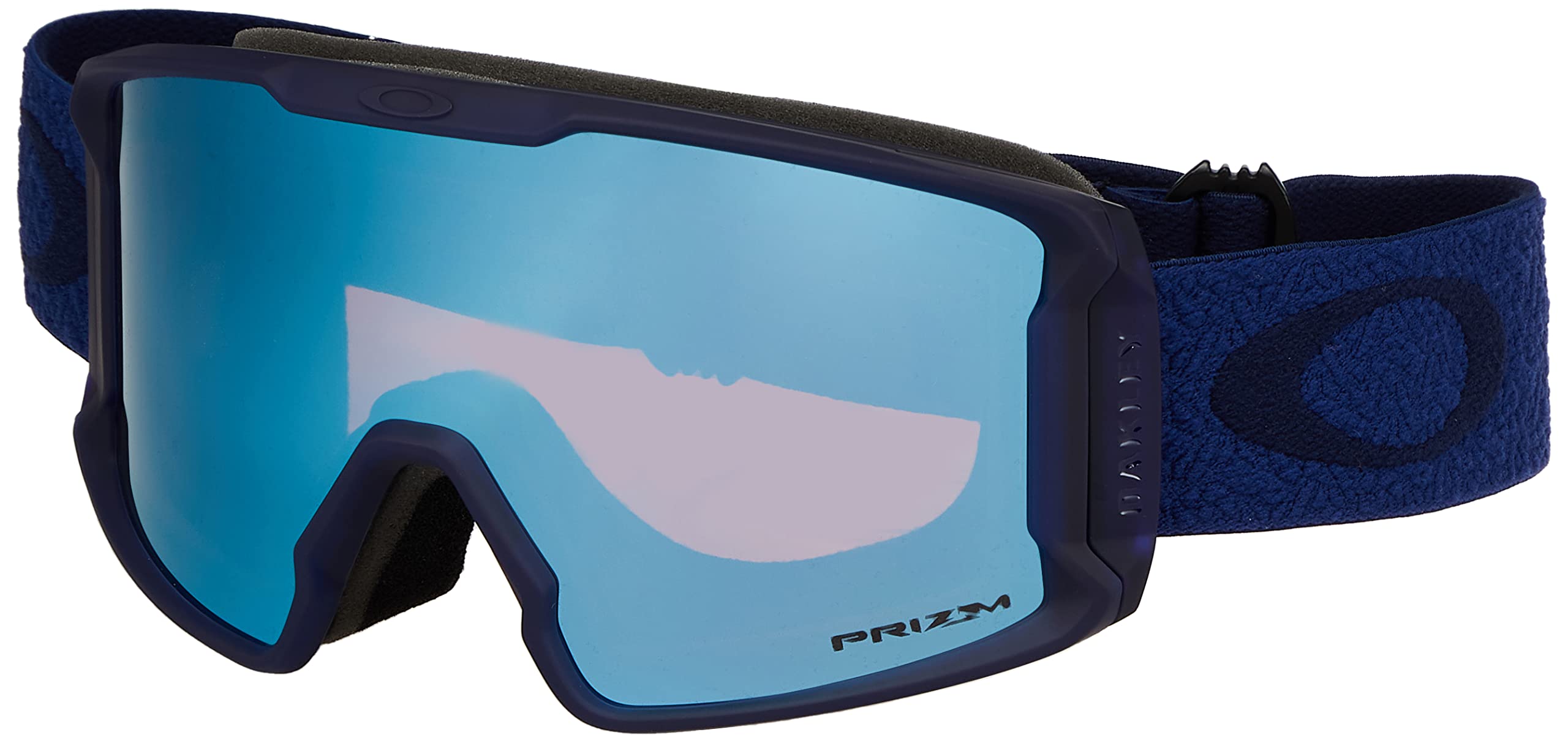 Oakley Unisex Sunglasses Navy Aura Frame, Prizm Snow Sapphire Iridium Lenses, 0MM