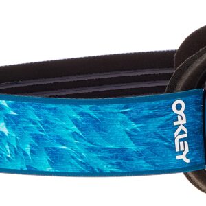 Oakley FLIGHT DECK M Snow Goggles Navy Blaze Strap/Prizm Snow Sapphire Iridium Lenses (OO7064-C2)