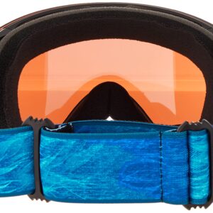 Oakley FLIGHT DECK M Snow Goggles Navy Blaze Strap/Prizm Snow Sapphire Iridium Lenses (OO7064-C2)