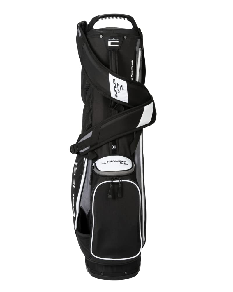 Cobra Golf 2022 Ultralight Pro Stand Bag (Black-White, One Size)