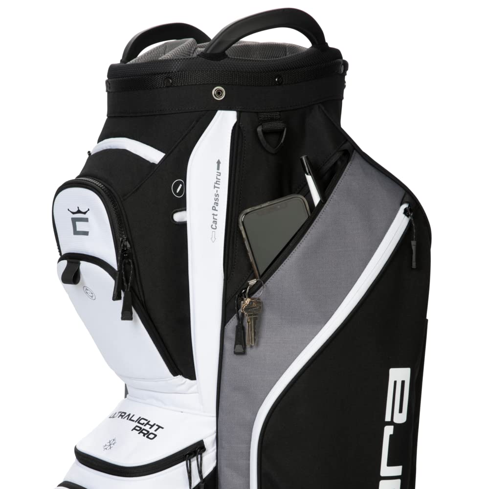 Cobra Golf 2022 Ultralight Pro Cart Bag (Black-White, One Size)