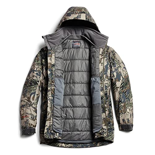 SITKA Gear Men's Blizzard Aerolite Waterproof Hunting Parka, Optifade Open Country, Large