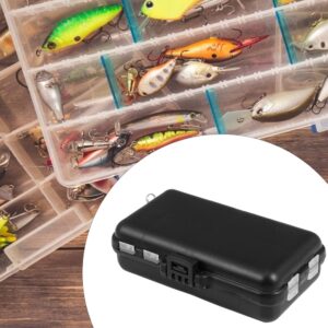 LIOOBO 3Pcs Box Bait Storage Box Backpack Black Fishing Tackle Storage Black Serving Tray Black Backpack Tackle Organizer Fishing Lure Tray Tackle Bag PVC Fishing Accessories Detachable