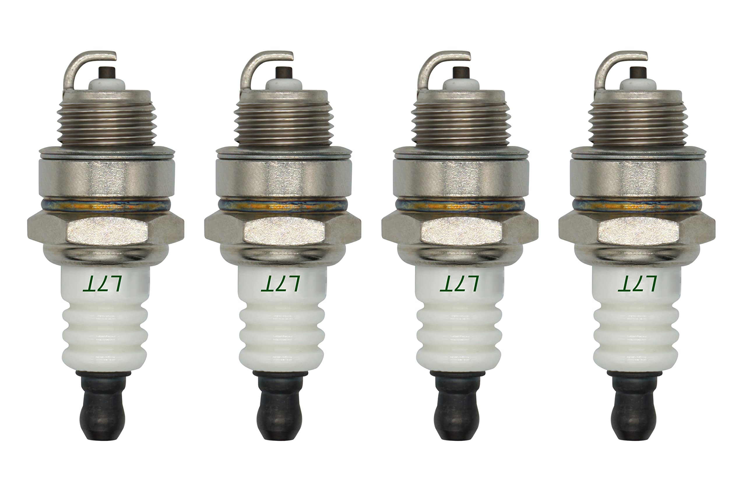 Hzoziza L7T Spark Plug, Replaces NGK BPM7A, Champion CJ6Y CJ7Y, Echo 15901713930, Kawasaki 920702102, Fits for Echo Husqvarna Stihl Kawasaki Blowers Trimmers Brushcutters Chain Saws, 4-Pack