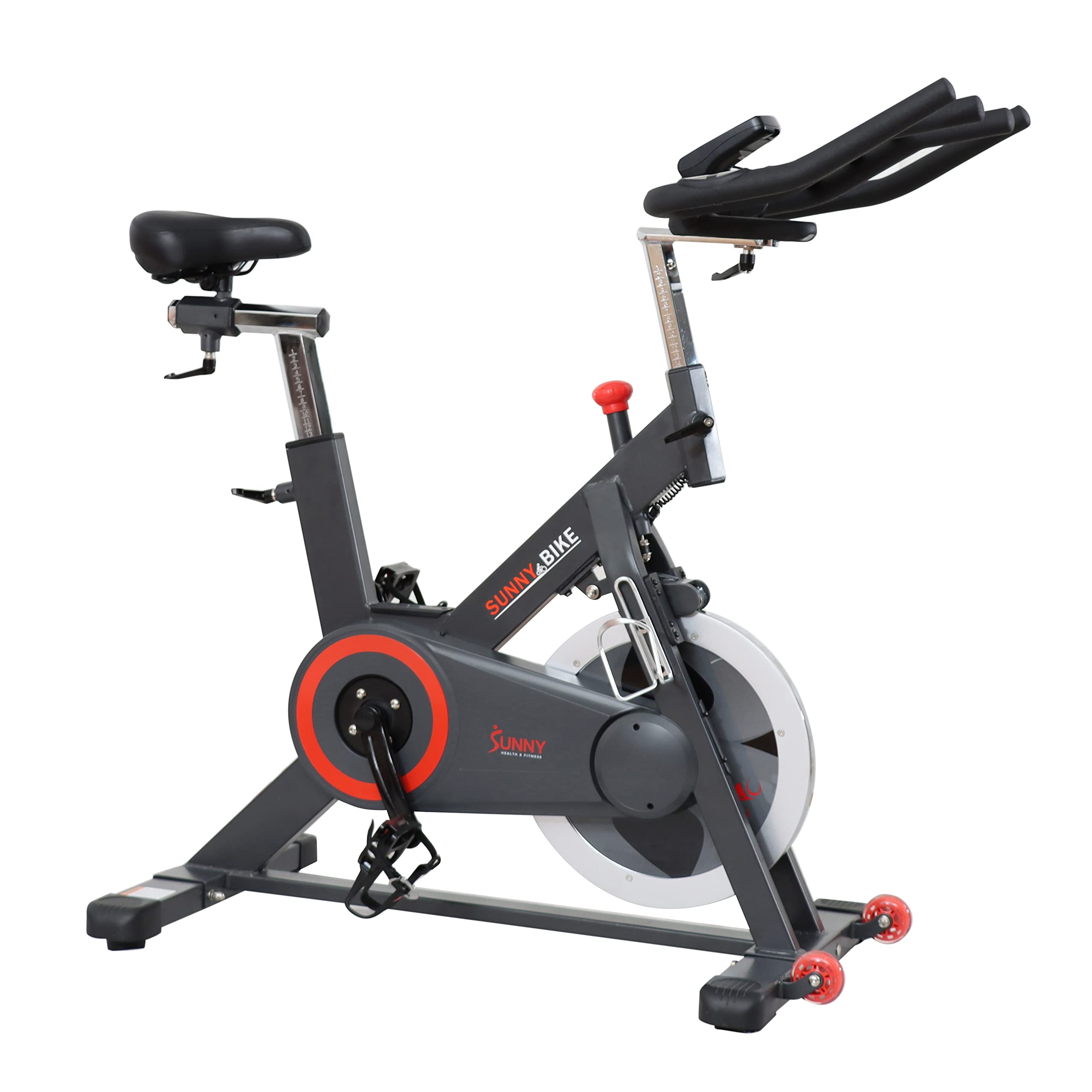 Sunny Health & Fitness Premium Indoor Cycling Smart Stationary Bike with Exclusive SunnyFit® App Enhanced Connectivity - SF-B1805SMART