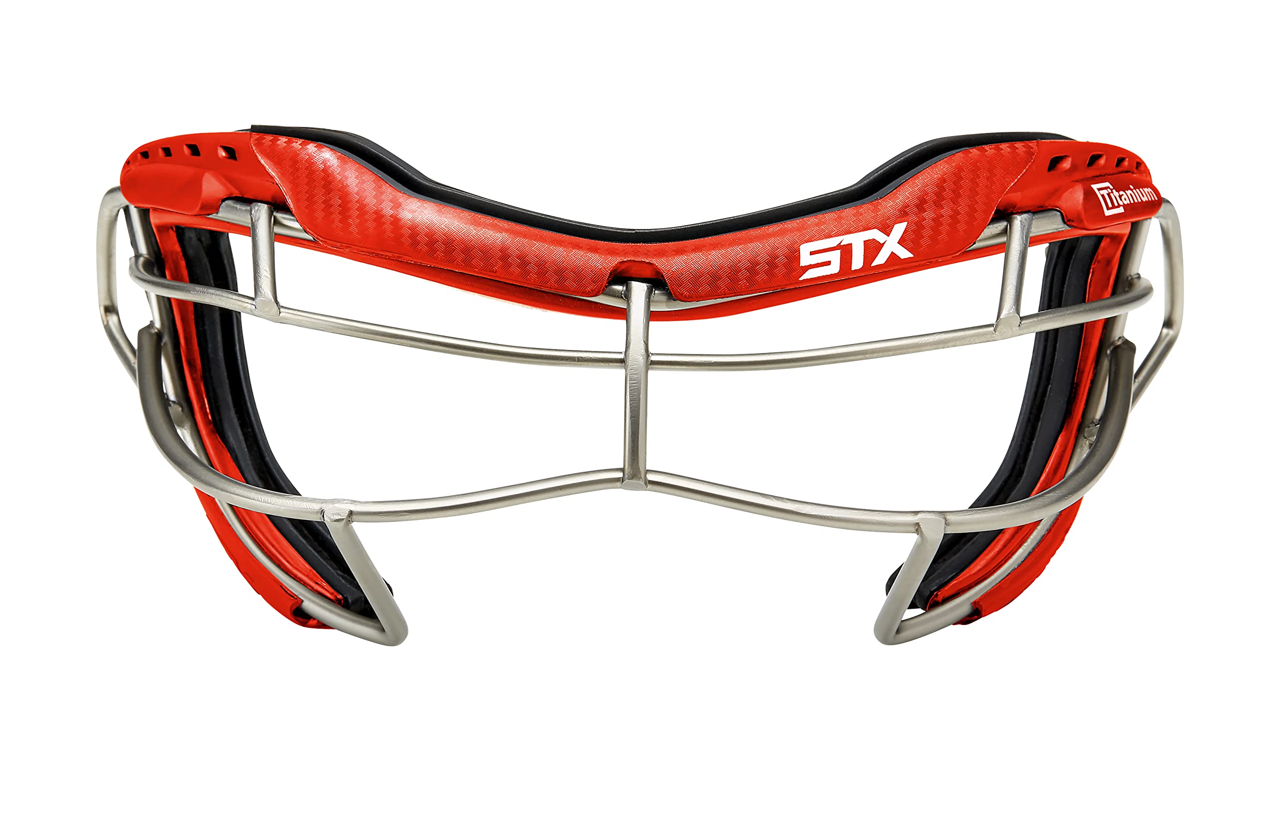 STX Focus Ti-S+ Lacrosse Goggles Red