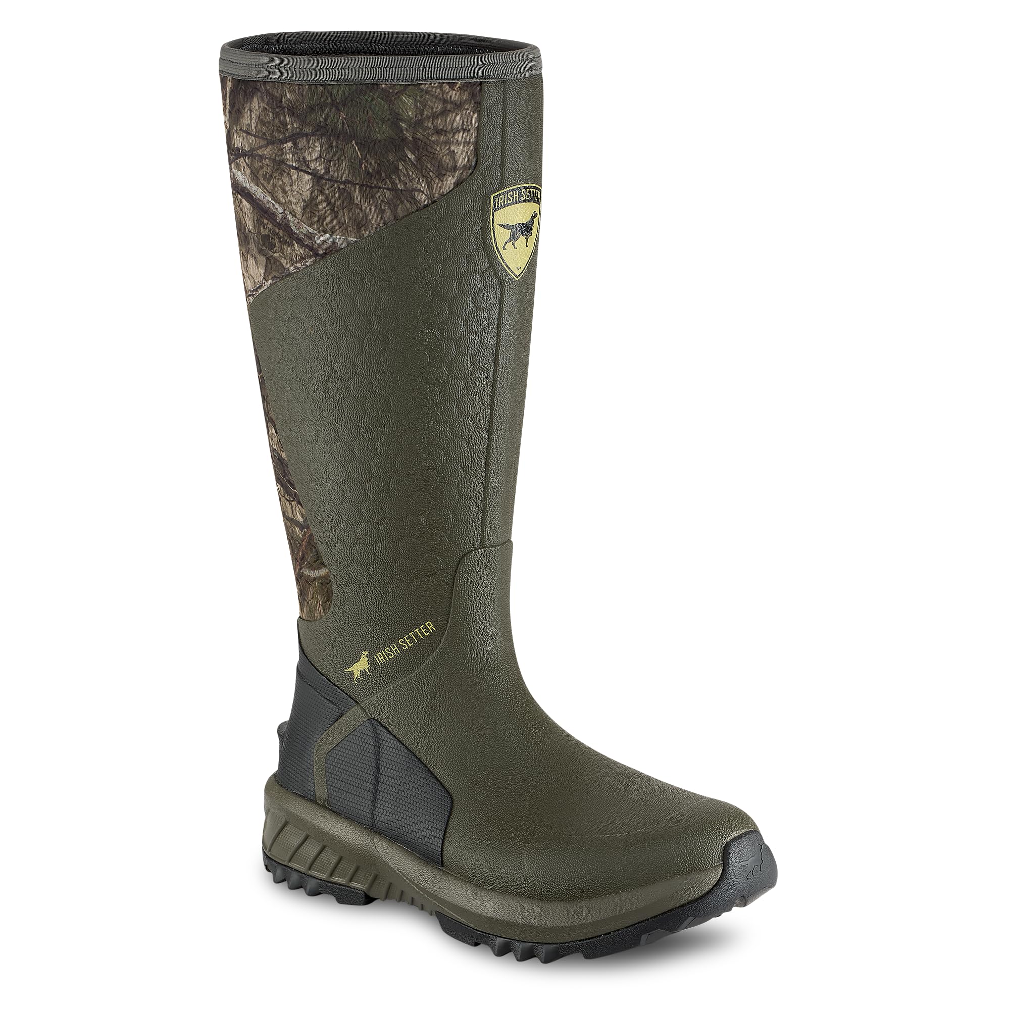 Irish Setter, MudTrek, Unisex, 17", Waterproof, Athletic Fit, Hunting Boot, Mossy Oak Country DNA, 11 E (Wide)