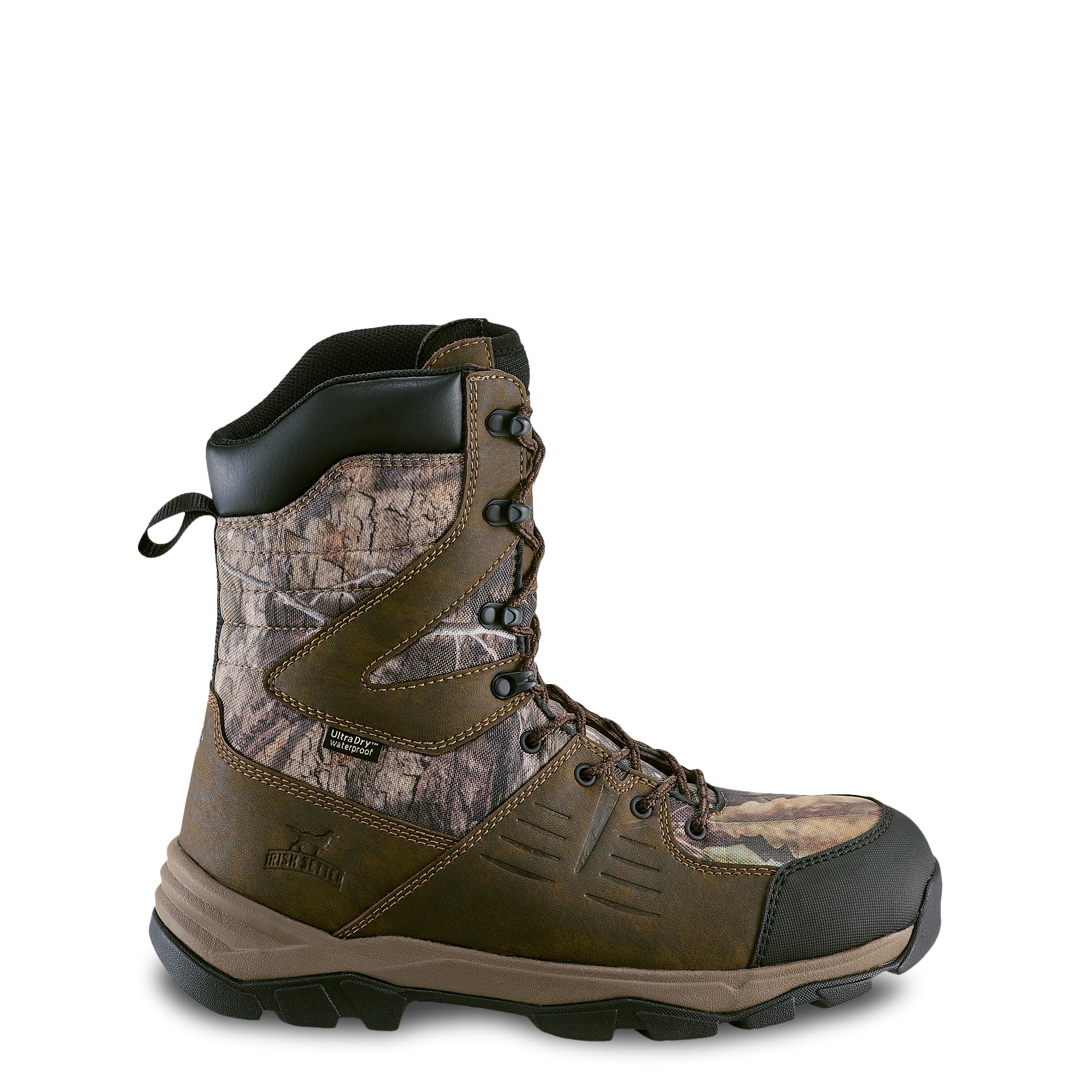 Irish Setter, Terrain, Men’s, 10", Waterproof, Insulated 1200g, Hunting Boot, Mossy Oak Country DNA (P), 9 EE (Wide)