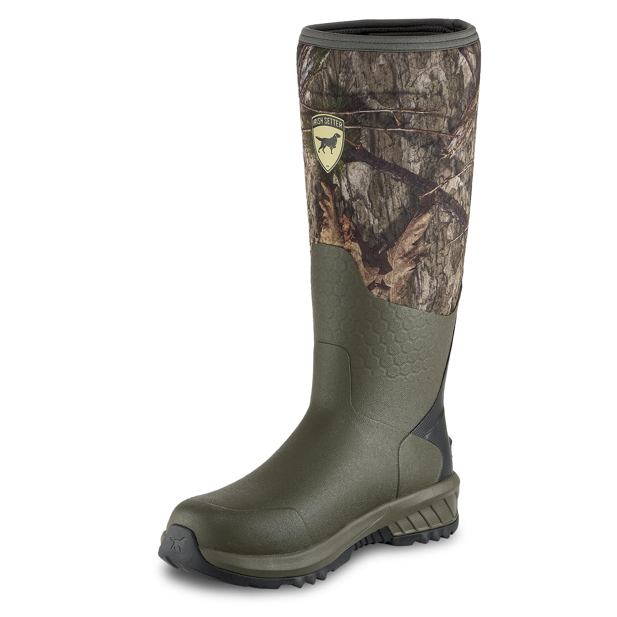 Irish Setter, MudTrek, Unisex, 17", Waterproof, Full Fit, Hunting Boot, Mossy Oak Country DNA, 4 E (Wide)