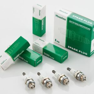 Hzoziza L7T Spark Plug, Replaces NGK BPM7A, Champion CJ6Y CJ7Y, Echo 15901713930, Kawasaki 920702102, Fits for Echo Husqvarna Stihl Kawasaki Blowers Trimmers Brushcutters Chain Saws, 4-Pack