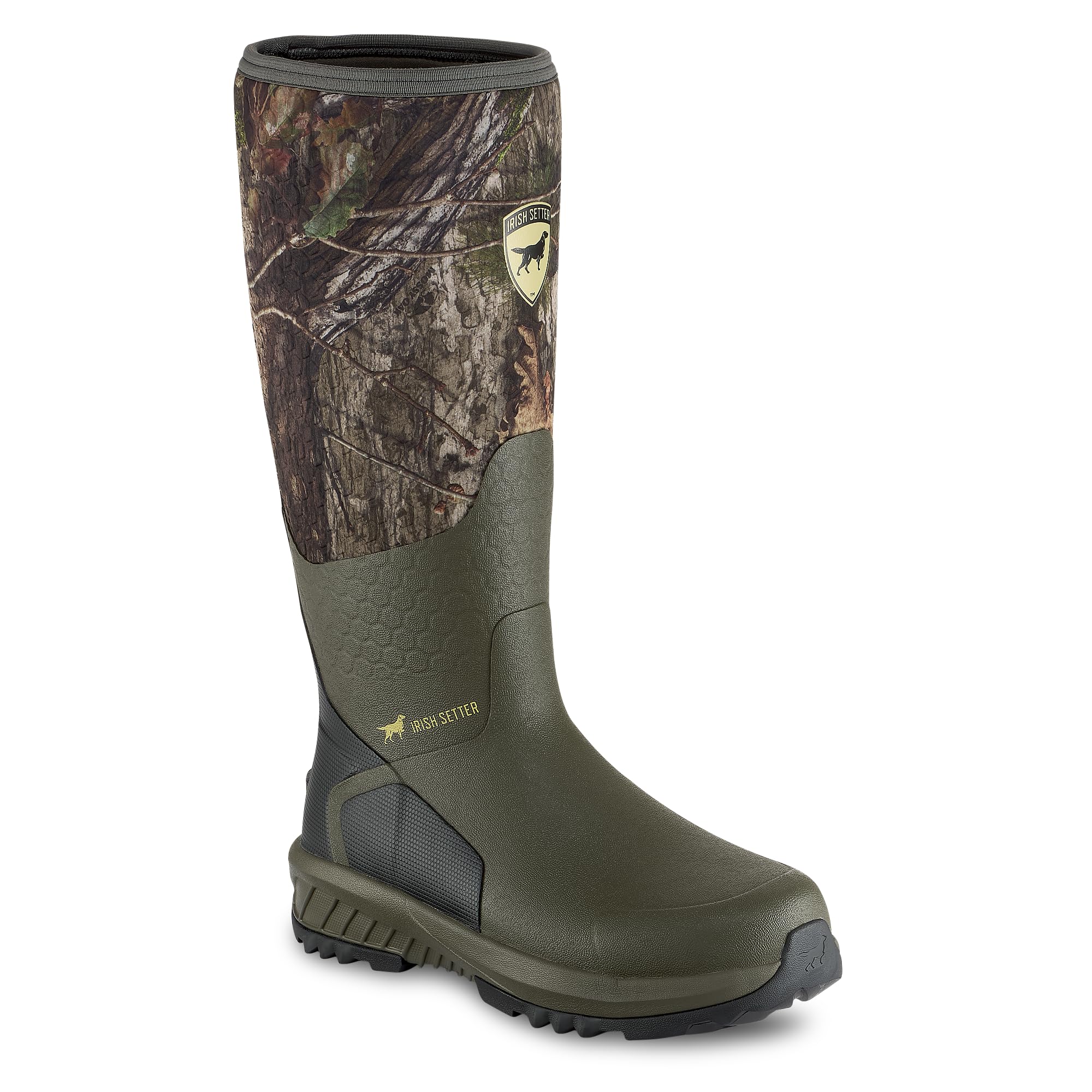 Irish Setter, MudTrek, Unisex, 17", Waterproof, Full Fit, Hunting Boot, Mossy Oak Country DNA, 15 E (Wide)