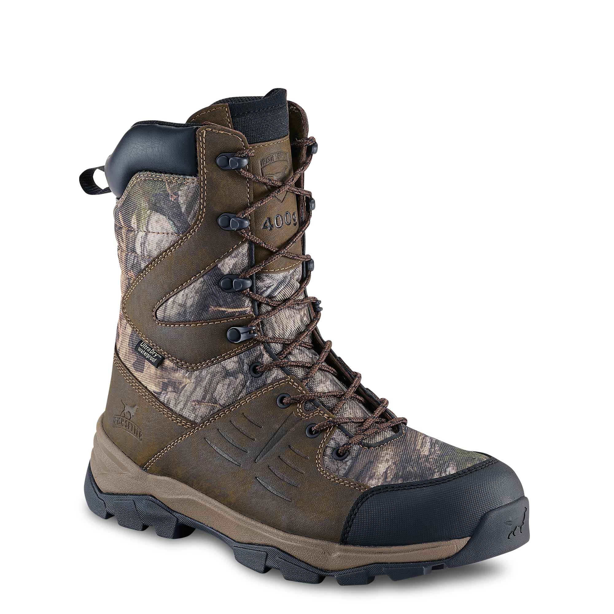 Irish Setter, Terrain, Men’s, 10", Waterproof, Insulated 400g, Hunting Boot, Mossy Oak Country DNA (P), 9.5 D (Medium)