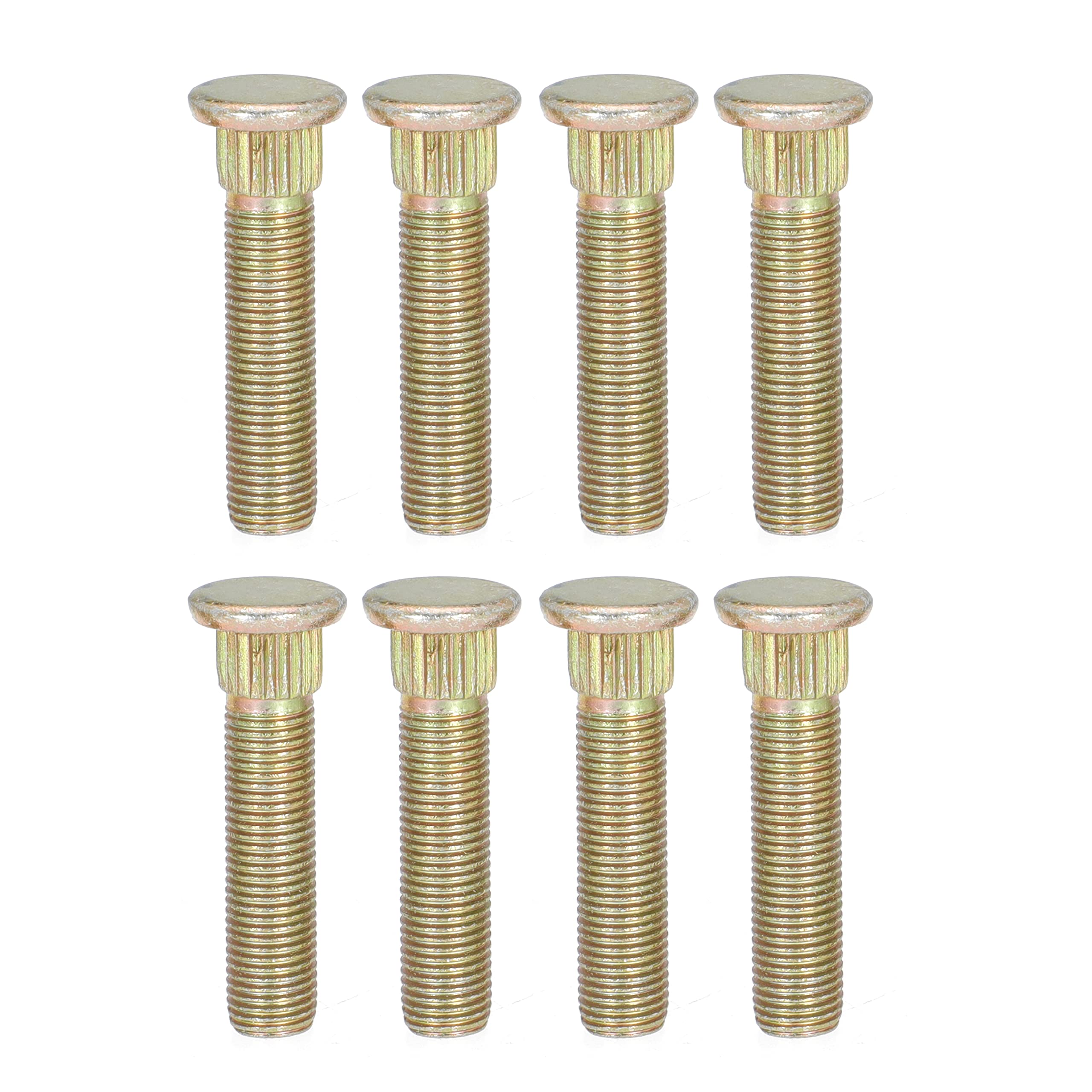 Front Wheel Stud for Polaris Ranger Crew RZR Sportsman Trail ACE XP XP4 RZR 4 570 700 800 900 2002-2022 Replace 7517871, 3/8" x 24 Thread x 1-3/4" Long (8)