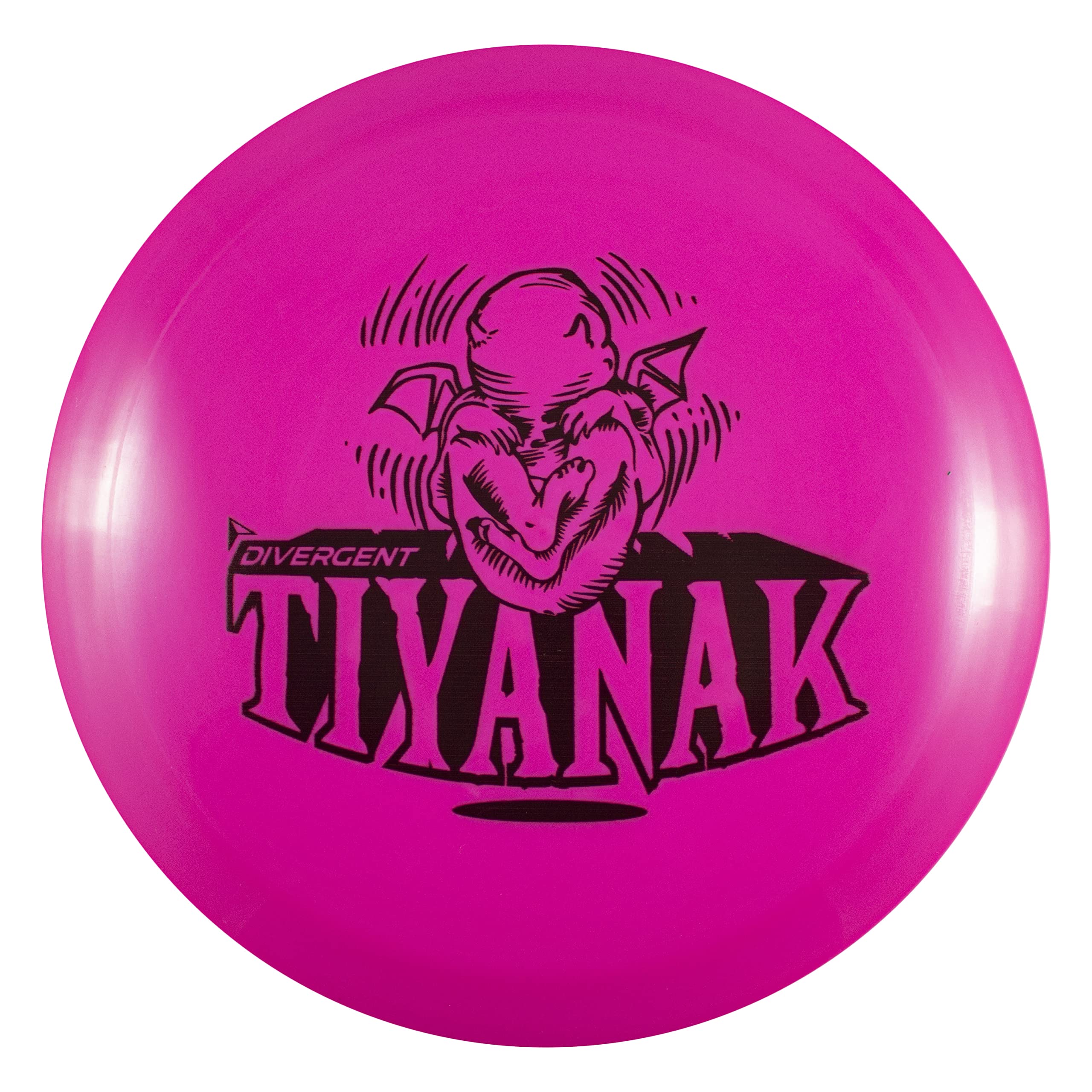 Divergent Discs | Tiyanak | Disc Golf Fairway Driver | Max Grip (Pink)