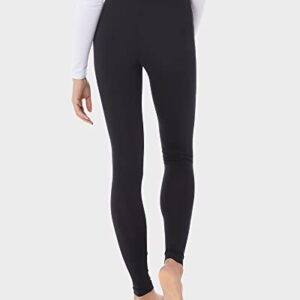 32 Degrees Women's 2 Pack Performance Ultra Light Thermal Baselayer Legging Pant, BLACK/BLACK, Large